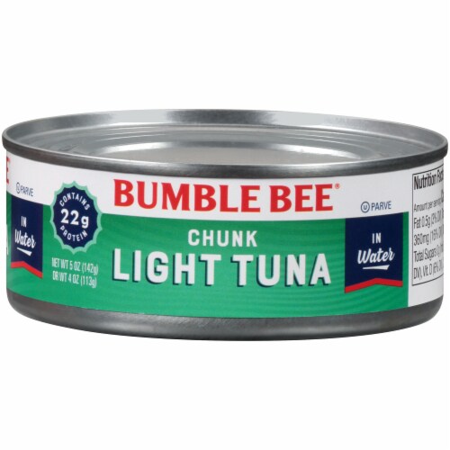 Bumble Bee Chunk Light Tuna in Water Perspective: front