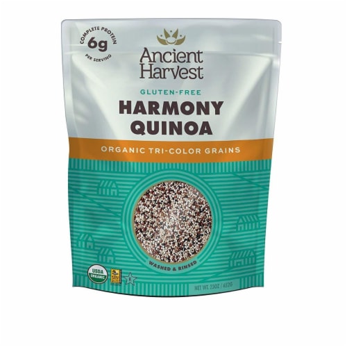 Ancient Harvest Organicanicanic Tri-Color Grains, Harmony Quinoa, 23 Oz. Perspective: front