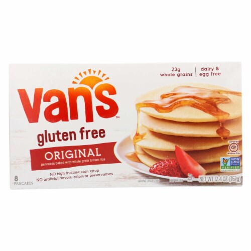 Vans Natural Foods Totally Natural Gluten Free Pancake, 12.4 Ounce -- 12 per case Perspective: front
