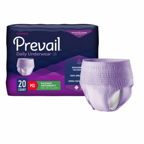 Prevail For Women Daily Disposable Underwear Female Medium