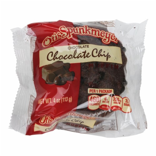 Otis Spunkmeyer Delicious Essentials Chocolate Chocolate Chip Muffin, 4 Ounce — 24 per case.