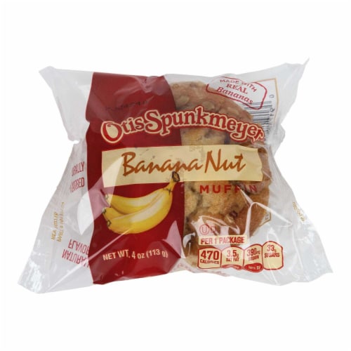 Otis Spunkmeyer Delicious Essentials Banana Nut Muffin, 4 Ounce — 48 per case.