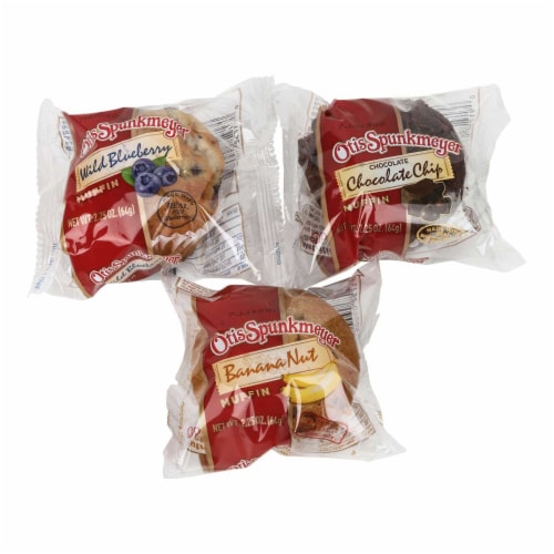 Otis Spunkmeyer Delicious Essentials Mixed Muffin, 2.25 Ounce -- 96 per case. Perspective: front