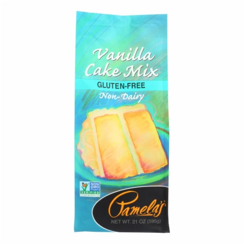 Pamela's Products - Vanilla Cake - Mix - Case of 6 - 21 oz. Perspective: front