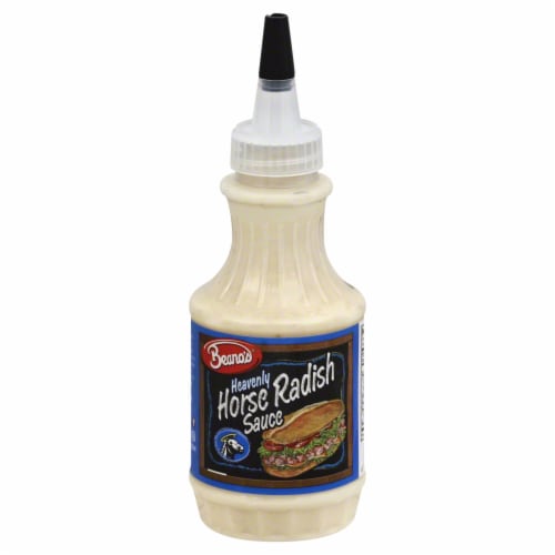 Beanos Horseradish Sauce, 8 OZ (Pack of 12) Perspective: front