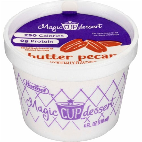 Magic Cup Dessert Butter Pecan Cup, 4 Fluid Ounce - 48 per case Perspective: front