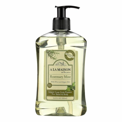 A La Maison - French Liquid Soap - Rosemary Mint - 16.9 Fl Oz Perspective: front