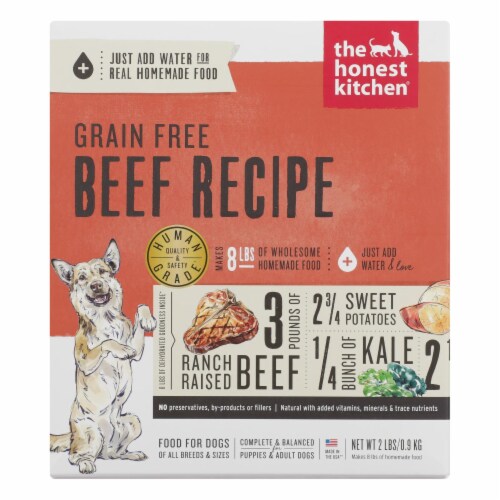The Honest Kitchen Dog Food Grain Free Beef Recipe Case of 6 2 lb. Case of 6 2 LB each Smith s Food and Drug