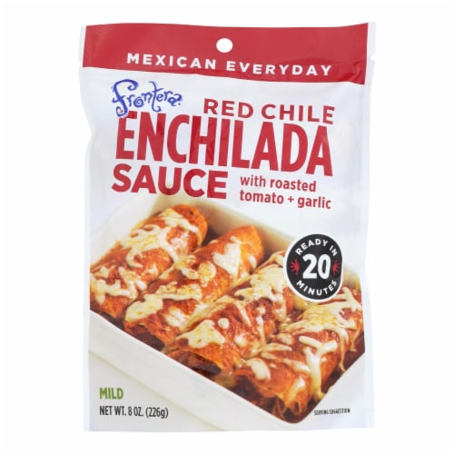 Frontera Foods Red Chile Enchilada Sauce - Enchilada Sauce - Case of 6 - 8 oz. Perspective: front