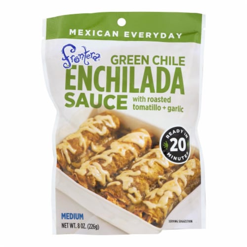 Frontera Medium Green Chile Enchilada Sauce (6 Pack) Perspective: front