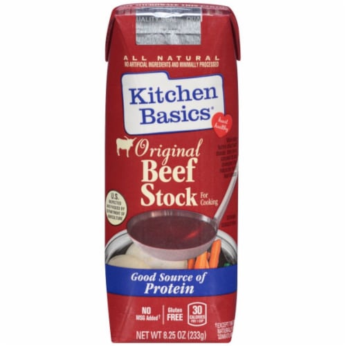 Kitchen Basics Original Beef Stock Case Perspective: front