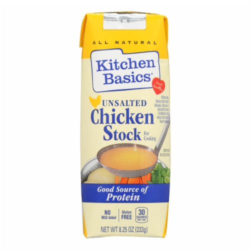 Kitchen Basics® Gluten-Free Unsalted Chicken Stock, 8.25 oz - Kroger