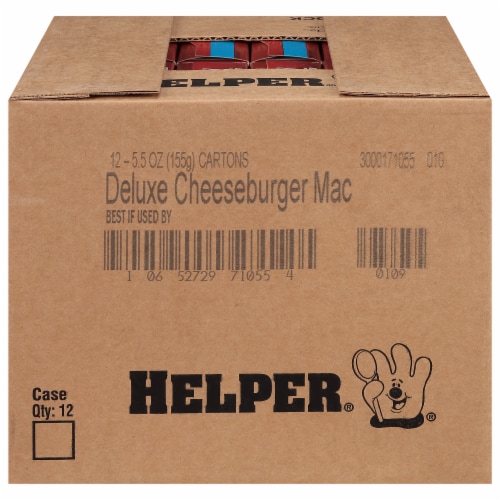 Hamburger Helper® Pasta Deluxe Cheeseburger Macaroni Case Sale Perspective: front