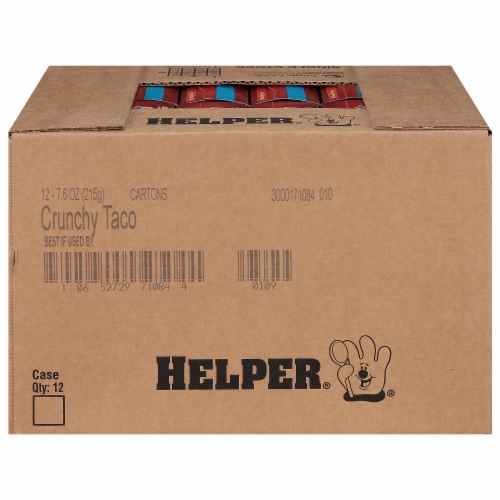 Hamburger Helper® Crunchy Taco Meal Kit Case Sale Perspective: front