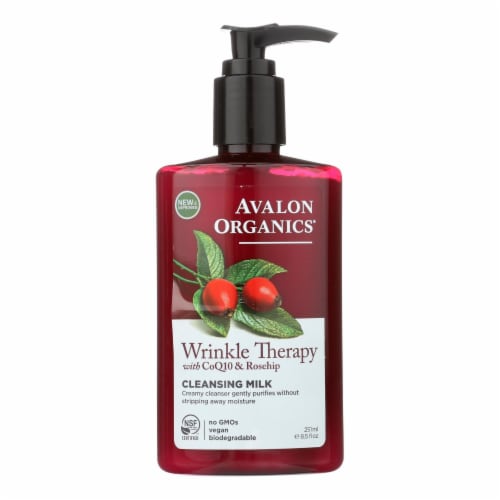 Avalon Organics CoQ10 Facial Cleansing Milk - 8.5 fl oz Perspective: front