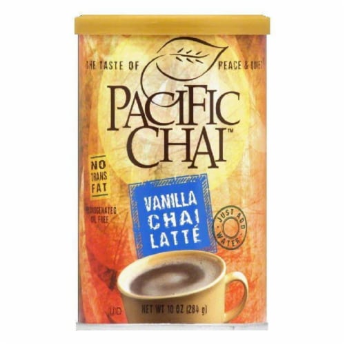 Pacific Chai Latte Vanilla, 10 OZ (Pack of 6) Perspective: front