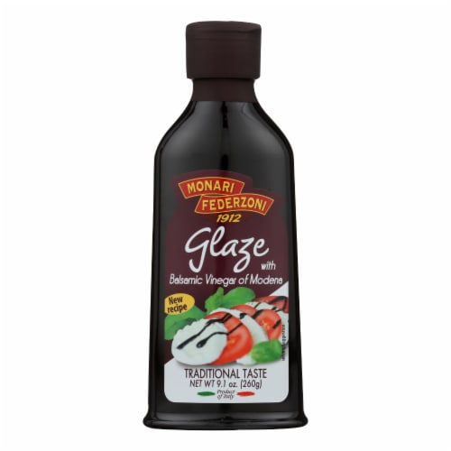 Monari Federzoni Glaze with Balsamic Vinegar of Modena - Case of 6 - 9.1 Fl oz. Perspective: front