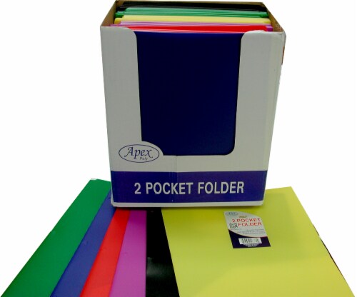 2 pocket folder with 3 holes