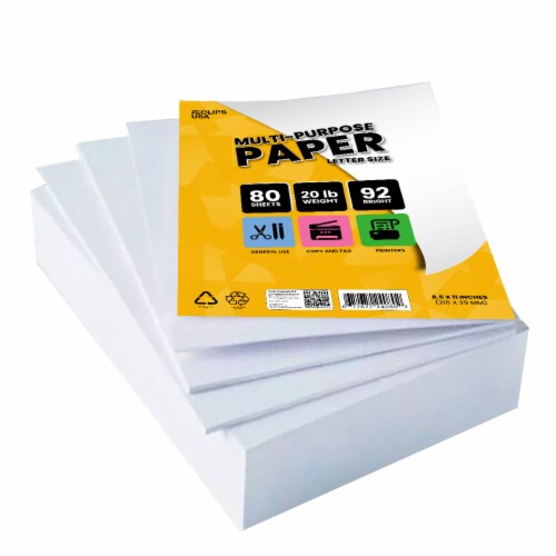 MultiPurpose Copy Paper 80 Sheets, 80 sheets Foods Co.