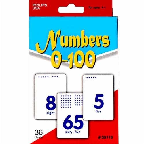 Flash Cards, Numbers, 36 cards, 36 cards - King Soopers