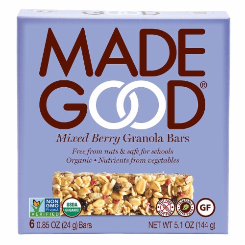 Made Good® Granola Bar Mixed Berry Perspective: front