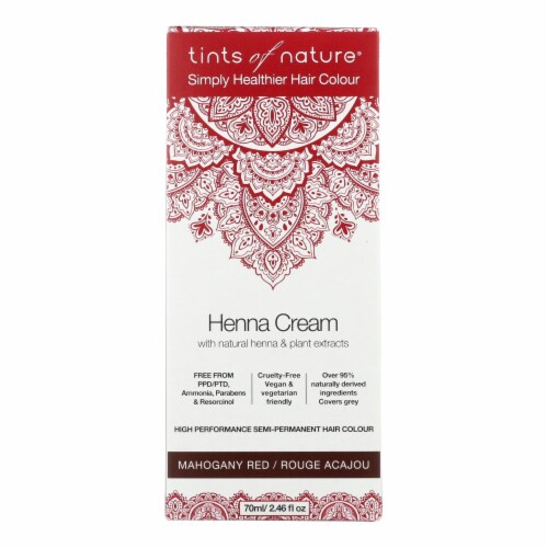 Tints Of Nature - Henna Cream Mahogany Red - 2.46 FZ Perspective: front