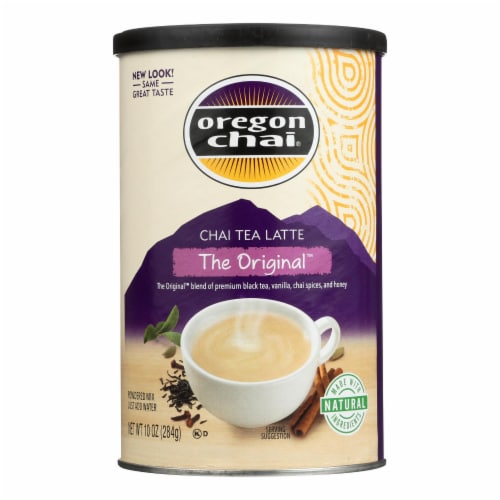 Oregon Chai Original Chai - Powdered Mix - Case of 6 - 10 oz. Perspective: front