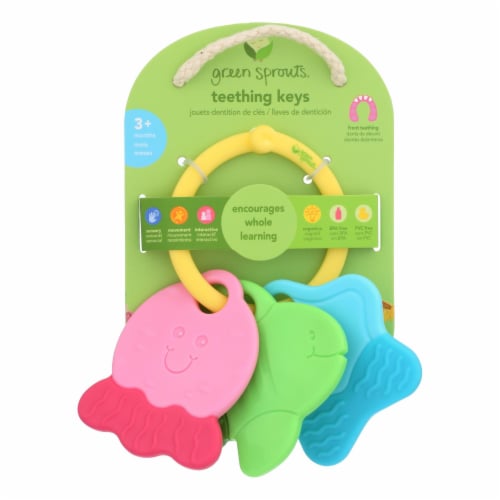 Green Sprouts Teething Keys - Unisex - 3 Months Plus - 1 Count Perspective: front