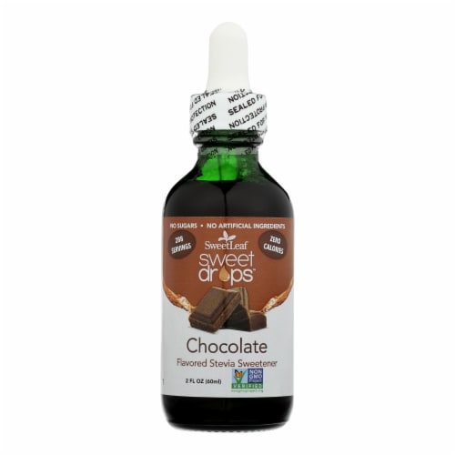 Sweet Leaf Sweet Drops Sweetener Chocolate - 2 fl oz Perspective: front