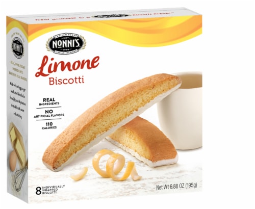 Nonni's Limone Biscotti , 6.88oz (Pack of 6) Perspective: front