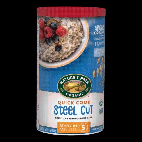 Nature's Path Organic® Quick Cook Steel Cut Oats, 24 oz - Foods Co.