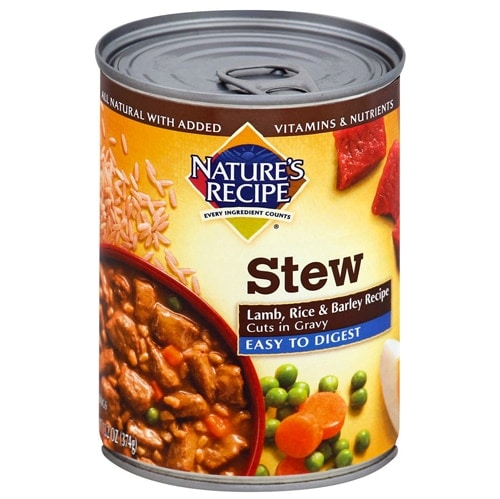 nature's recipe lamb and rice dog food