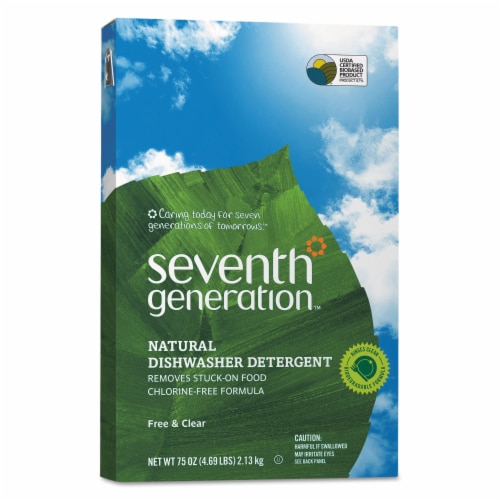 Seventh Generation® Free and Clear Dishwasher Detergent Powder Perspective: front