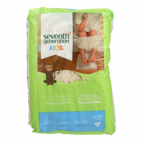 Seventh Generation Free and Clear Training Pants - 4T - 5T - Case of 4 - 17 Count Perspective: front