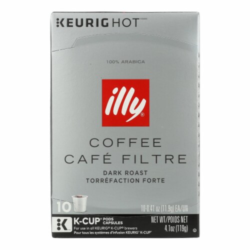 Illy® Caffe Black Dark Roasted Coffee Kcups (6 Pack) Perspective: front