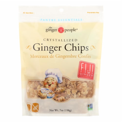 The Ginger People® Crystallized Ginger Chips Perspective: front