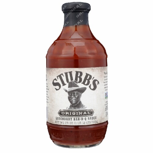 Stubb's Orginal Legendary Bar-B-Q  Sauce, 28 oz (Pack of 6) Perspective: front