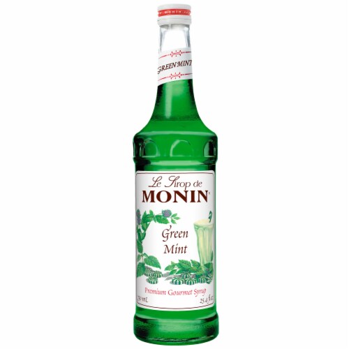 Glass Mint Green Flavor Syrup,750 Milliliter -- 12 Case Perspective: front