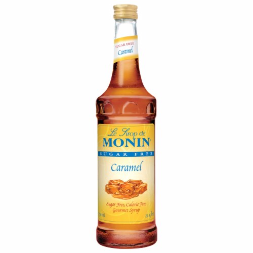 Glass Caramel Sugar Free Flavor Syrup,750 Milliliter -- 12 Case Perspective: front
