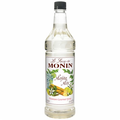 Mojito Mint Flavor Syrup -- 4 Case 1 Liter Perspective: front