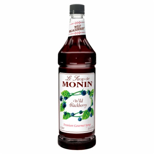 Monin Wildberry Flavor Syrup, 1 Liter -- 4 per case. Perspective: front