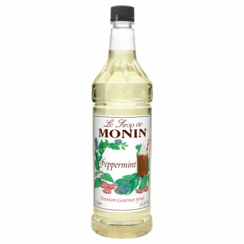 Le Sirop de Monin Peppermint Flavor Syrup Perspective: front