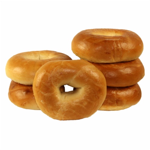 Just Bagels Plain Bagel, 4 Ounce — 48 per case.