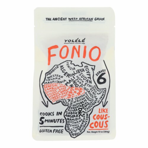 Yolele - Grain Fonio Microwavable - CS of 6-10 OZ Perspective: front