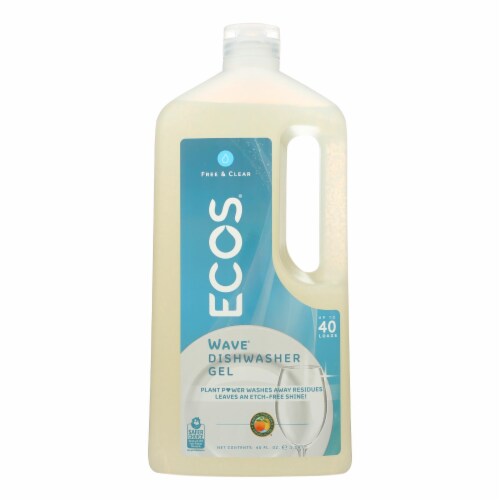 ECOS® Wave® Free & Clear Automatic Dishwasher Gel Perspective: front