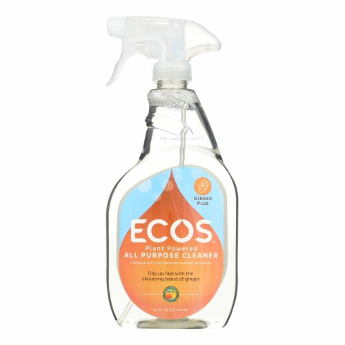 ECOS® Plant Powered Ginger Plus All-Purpose Cleaner Perspective: front