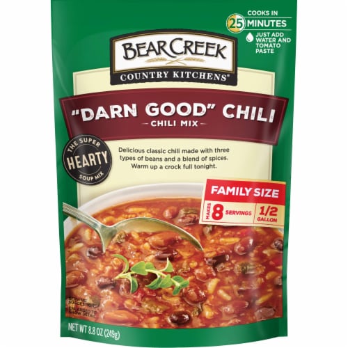 Bear Creek Country Kitchens® Darn Good Chili Soup Mix Case Sale Perspective: front