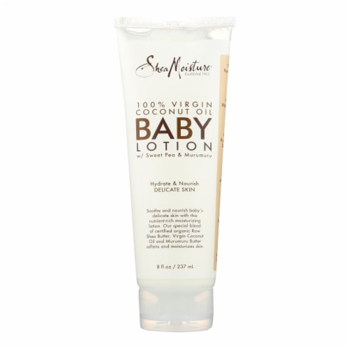 Shea Moisture® Virgin Coconut Oil Baby Lotion Perspective: front