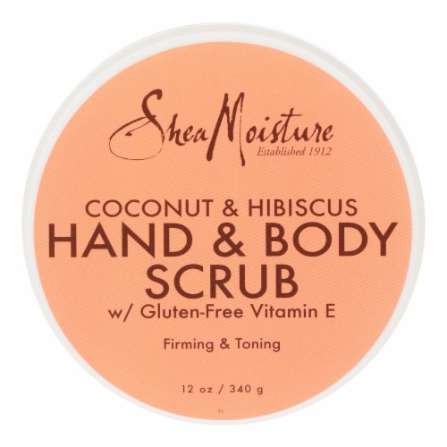 Shea Moisture - Hnd Body Scrub Coconut Hbiscus - 1 Each - 12 OZ Perspective: front