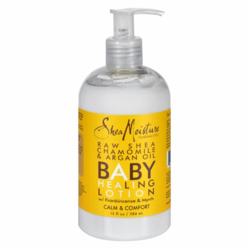 SheaMoisture Baby Healing Lotion Raw Shea Chamomile and Argan Oil - 12 fl oz Perspective: front